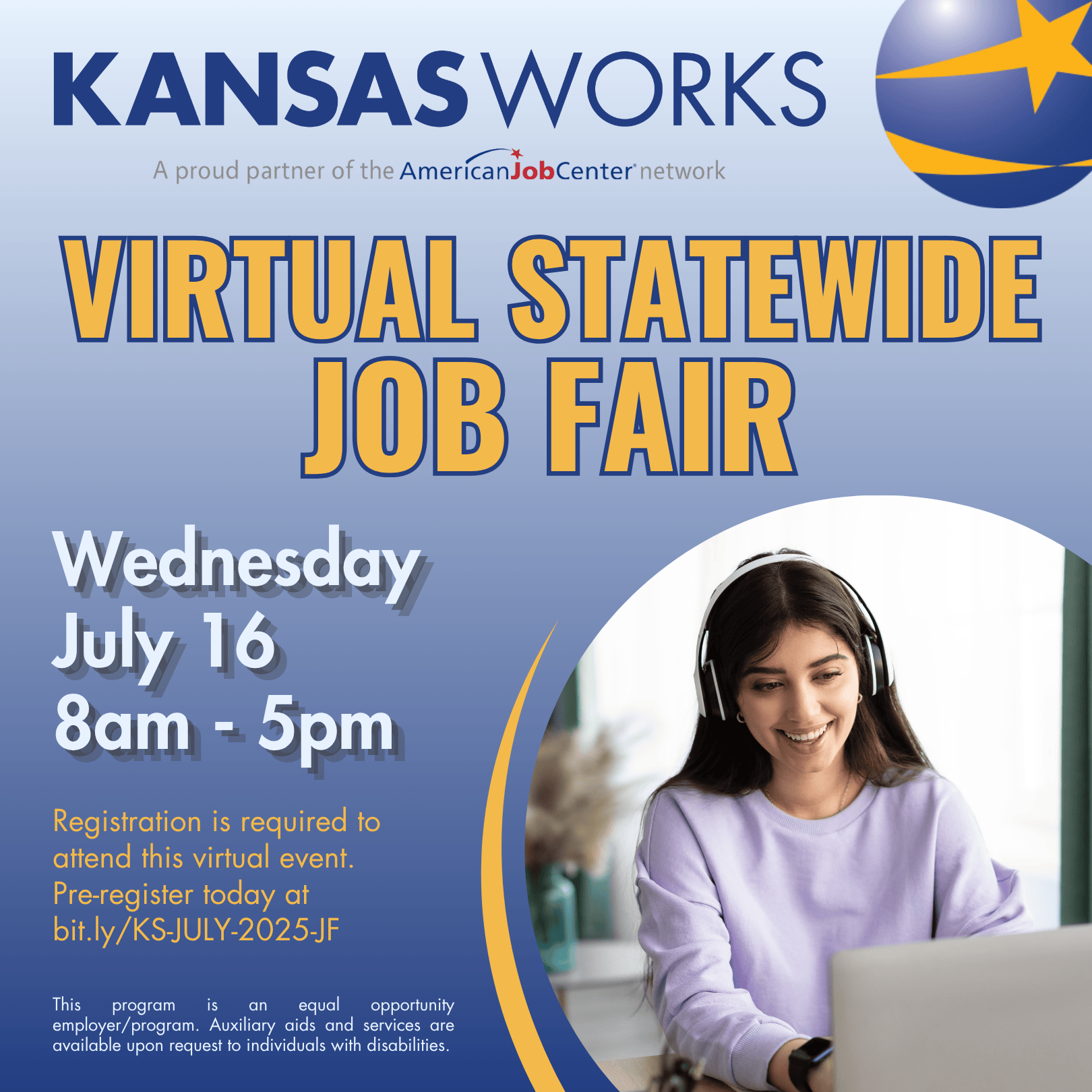 July 16th Job Fair Social Media Graphic