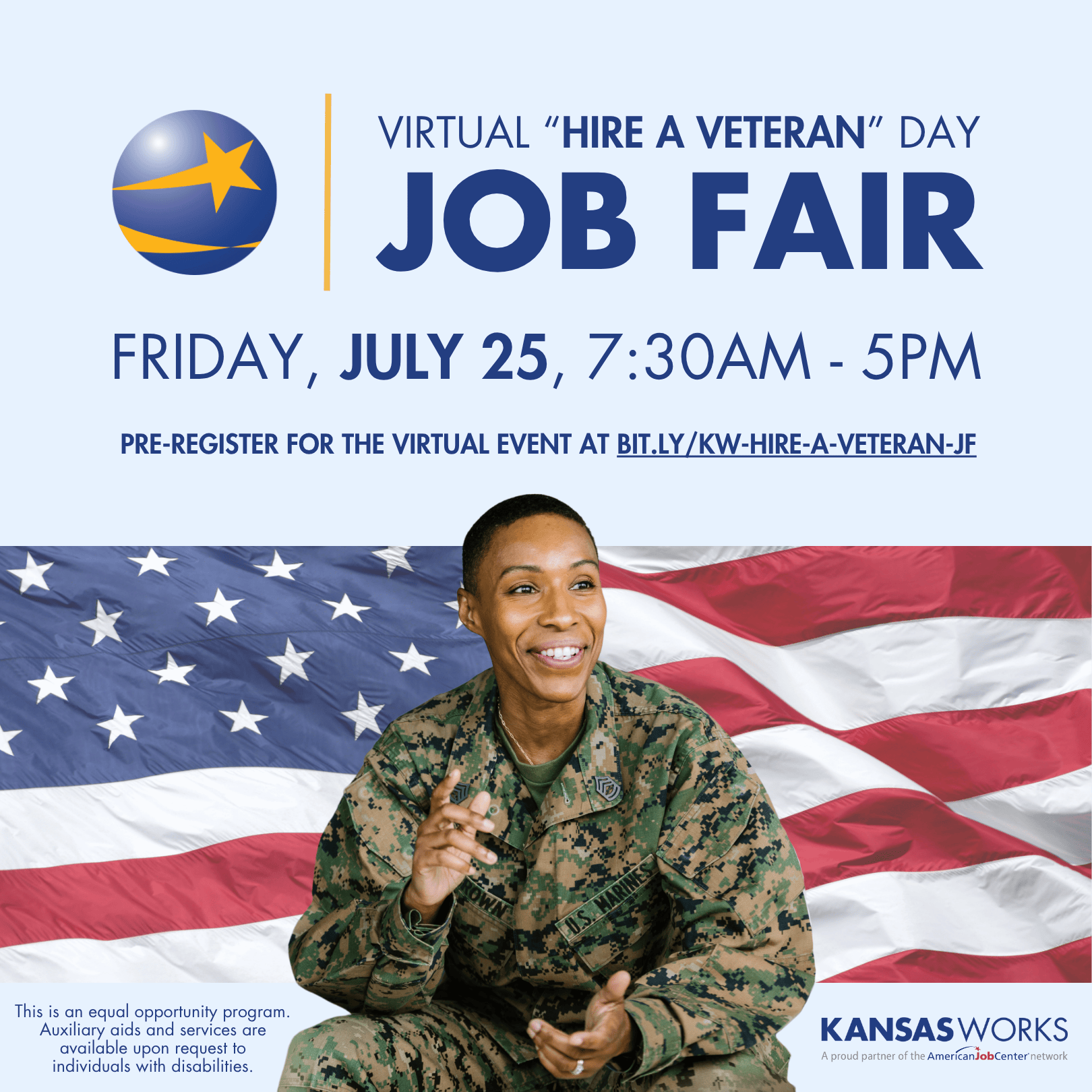 July 25th Job Fair Social Media Graphic