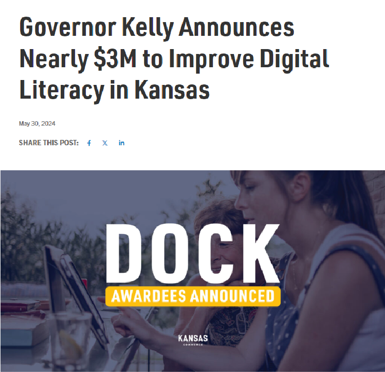 Dock Awardees Announced  two females at computer