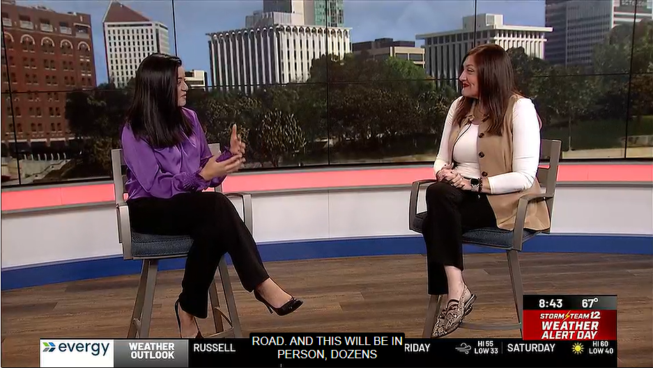 Amanda Duncan on KWCH Newstalk